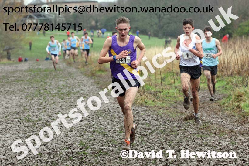 Senior boys Northern Inter Counties Schools Cross Country, Stockton. Photo: David T. Hewitson/Sports for All Pics